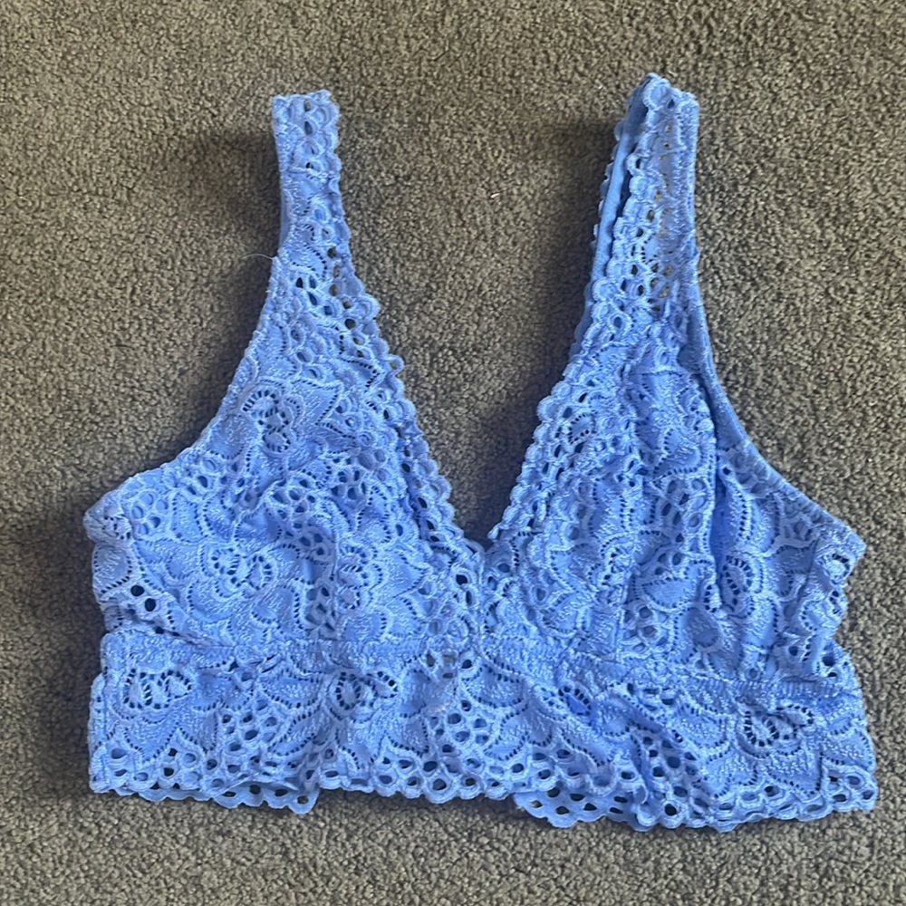 Aerie Blue Lace Bralette